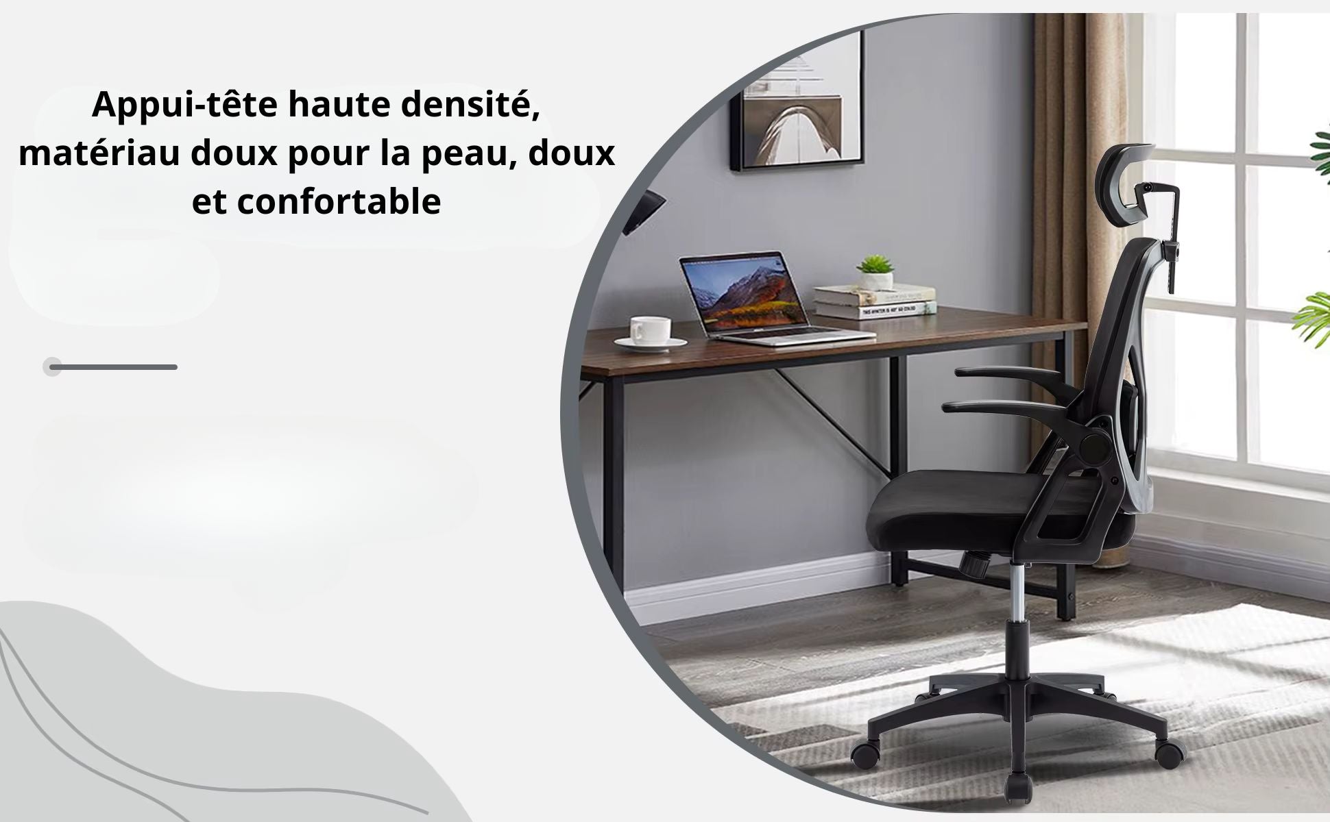 Chaise De Bureau Ergonomique Gris Ou Noir