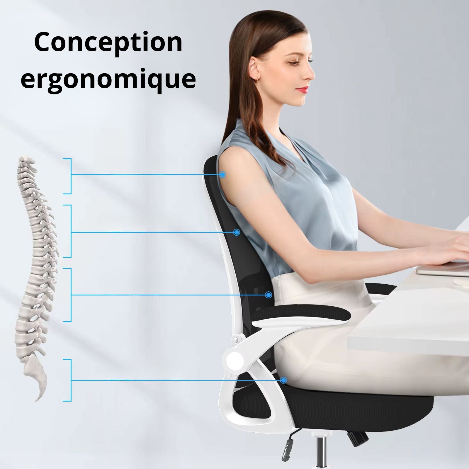 Chaise De Bureau Ergonomique Gamme De Couleurs