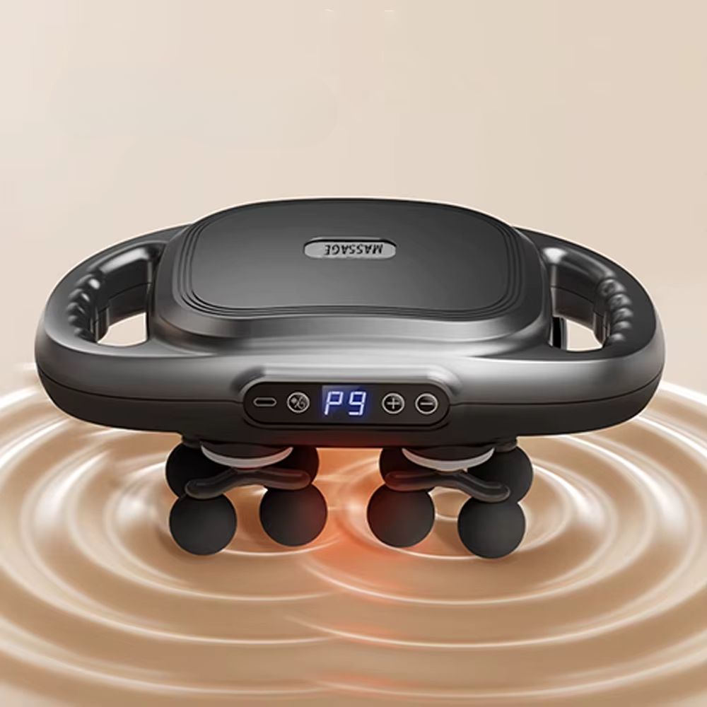 Pistolet De Massage Musculaire à 12 Tête Gamme De Couleurs