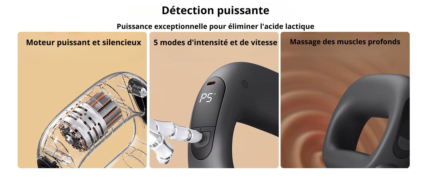 Pistolet De Massage Musculaire Ergonomique