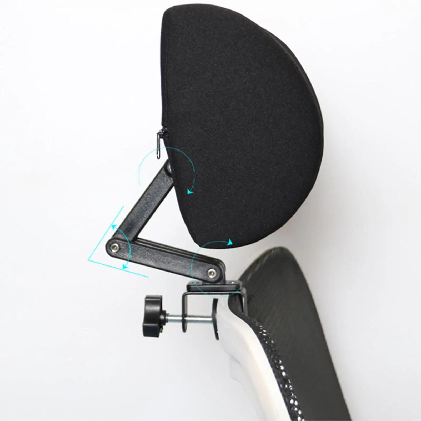 Appui-Tête Ergonomique Noir Pour Chaise De Bureau