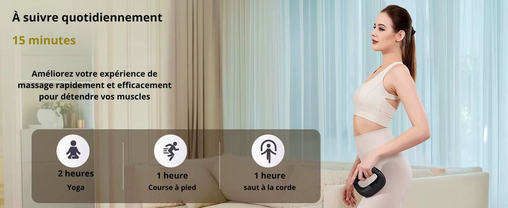 Pistolet De Massage Musculaire Ergonomique