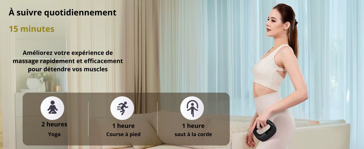 Pistolet De Massage Musculaire Ergonomique