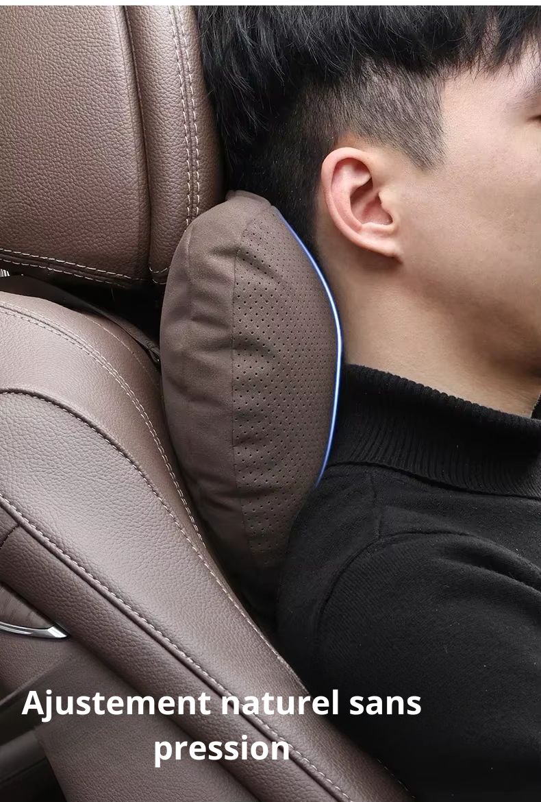 Coussin Appui-Tête Pour voiture Gamme De Couleurs Arrondi Ou Rectangulaire