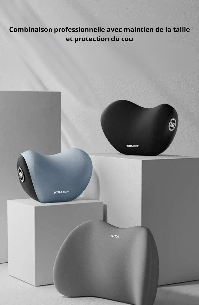 Ensemble Coussin Lombaire Et Appui-Tête Gamme De Couleurs