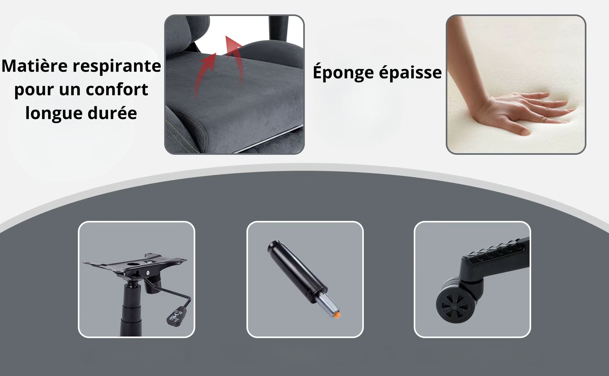Chaise Gamer Ergonomique Gamme De Couleurs
