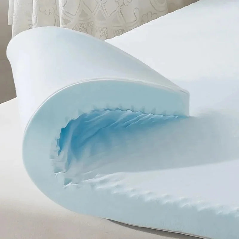 Surmatelas Orthopédique bleu clair alvéolé