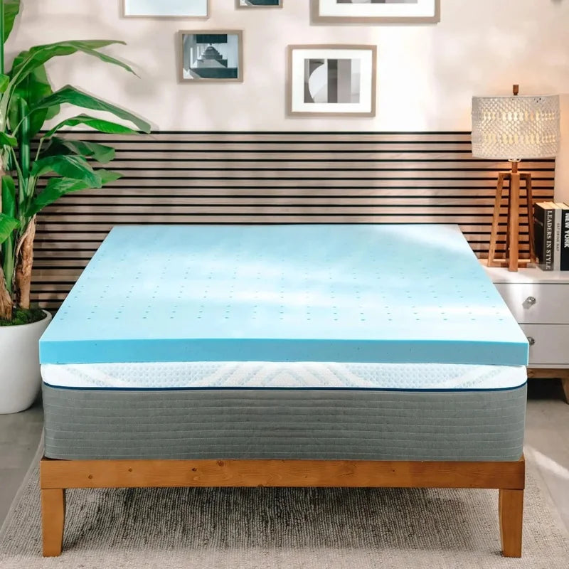 Surmatelas Orthopédique Confortable Bleu