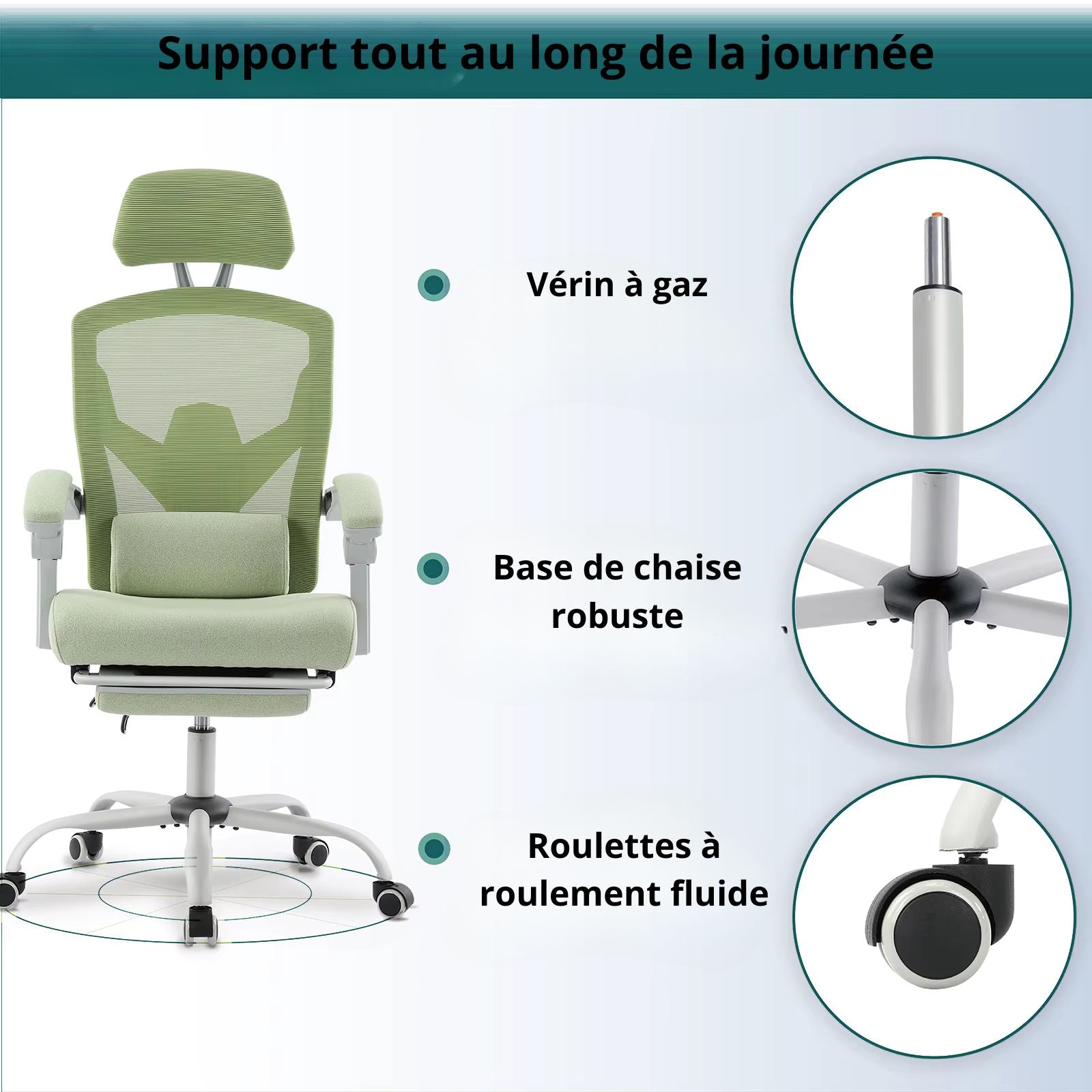 Chaise De Bureau Ergonomique Gamme De Couleurs