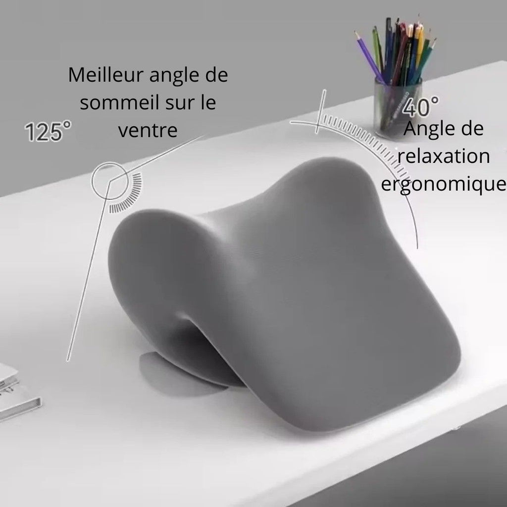 Appui-tête Coussin Ergonomique Bleu Ou Gris
