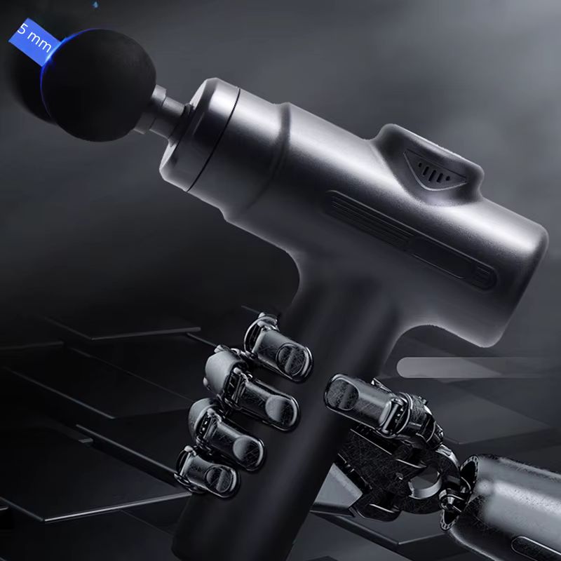 Pistolet De Massage Musculaire Noir 1 Tête