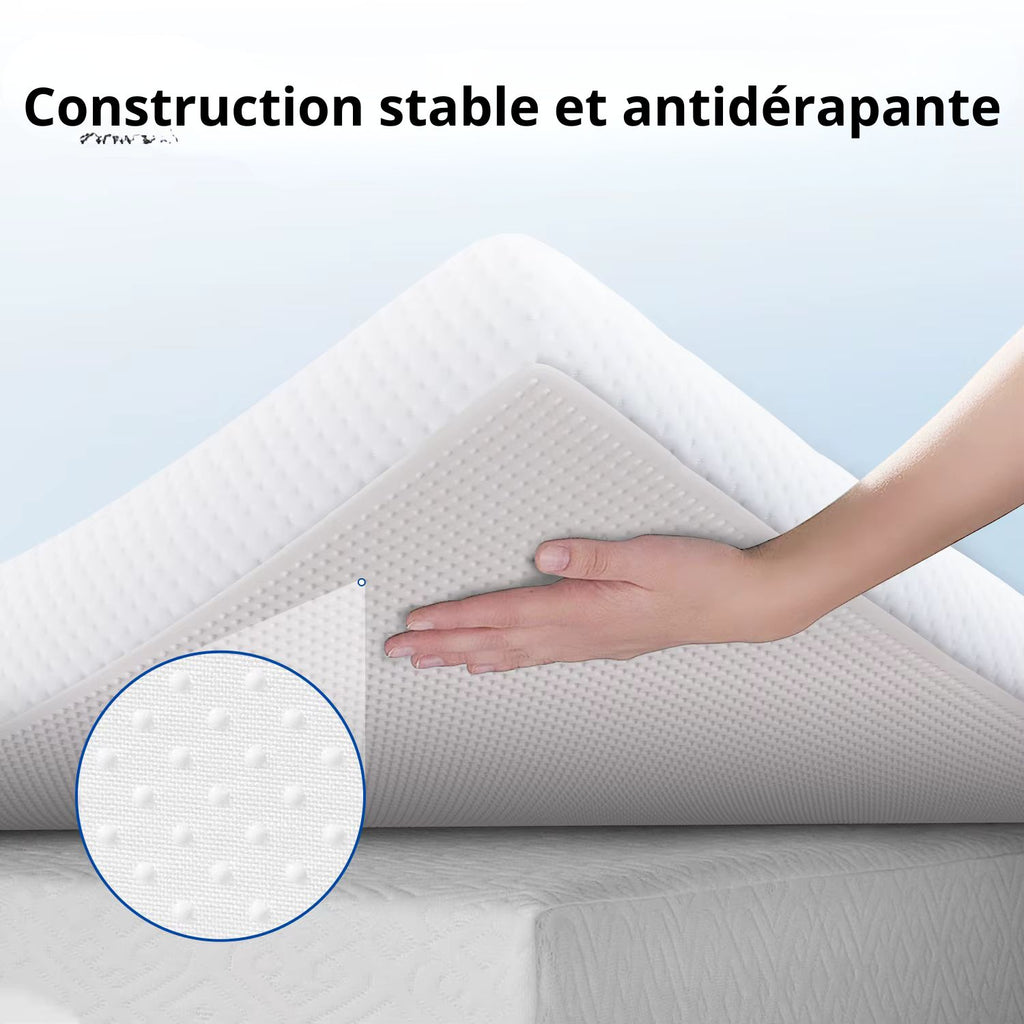 Surmatelas Orthopédique Confortable Blanc