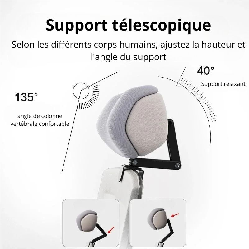 Appui-Tête Ergonomique Pour Chaise De Bureau