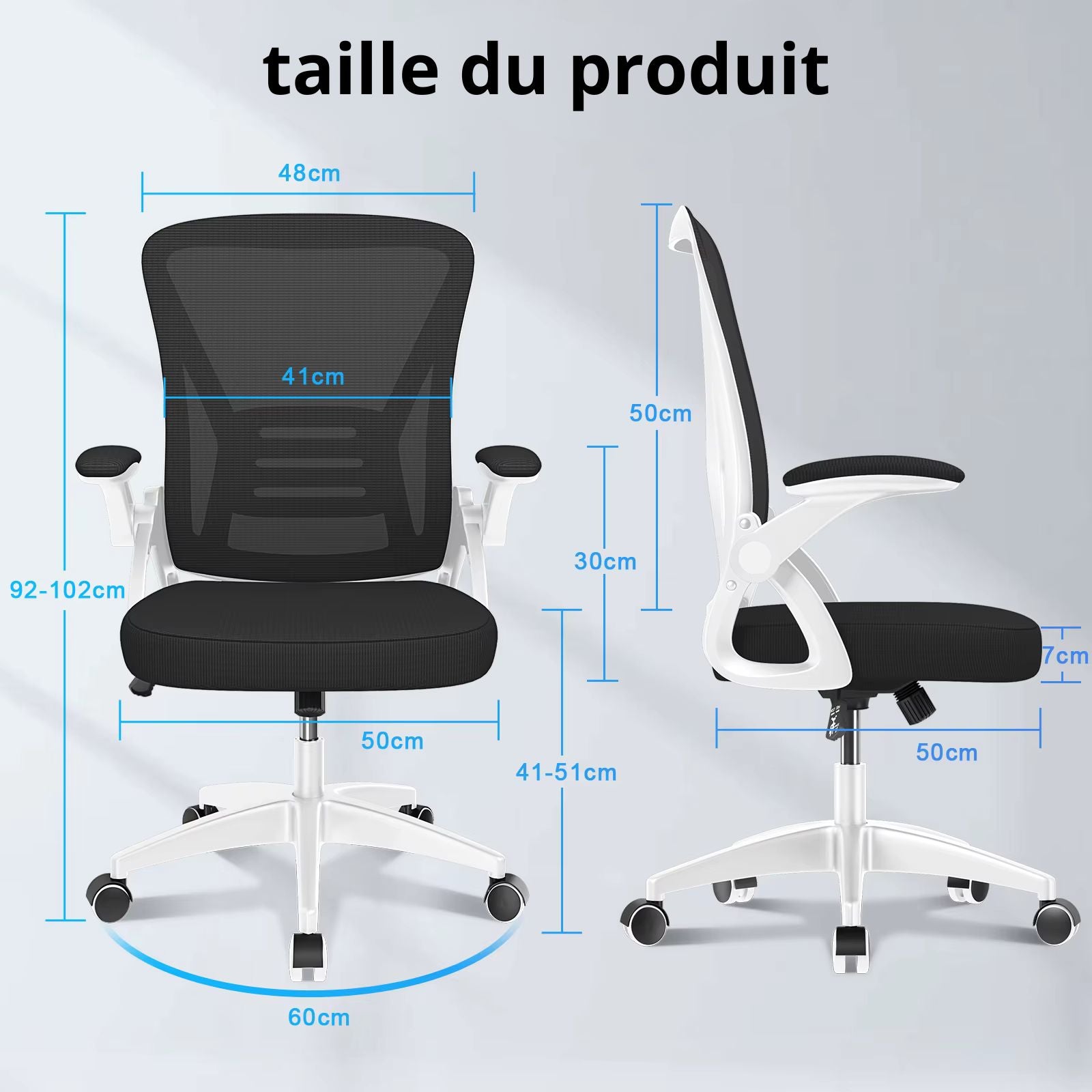 Chaise De Bureau Ergonomique Gamme De Couleurs